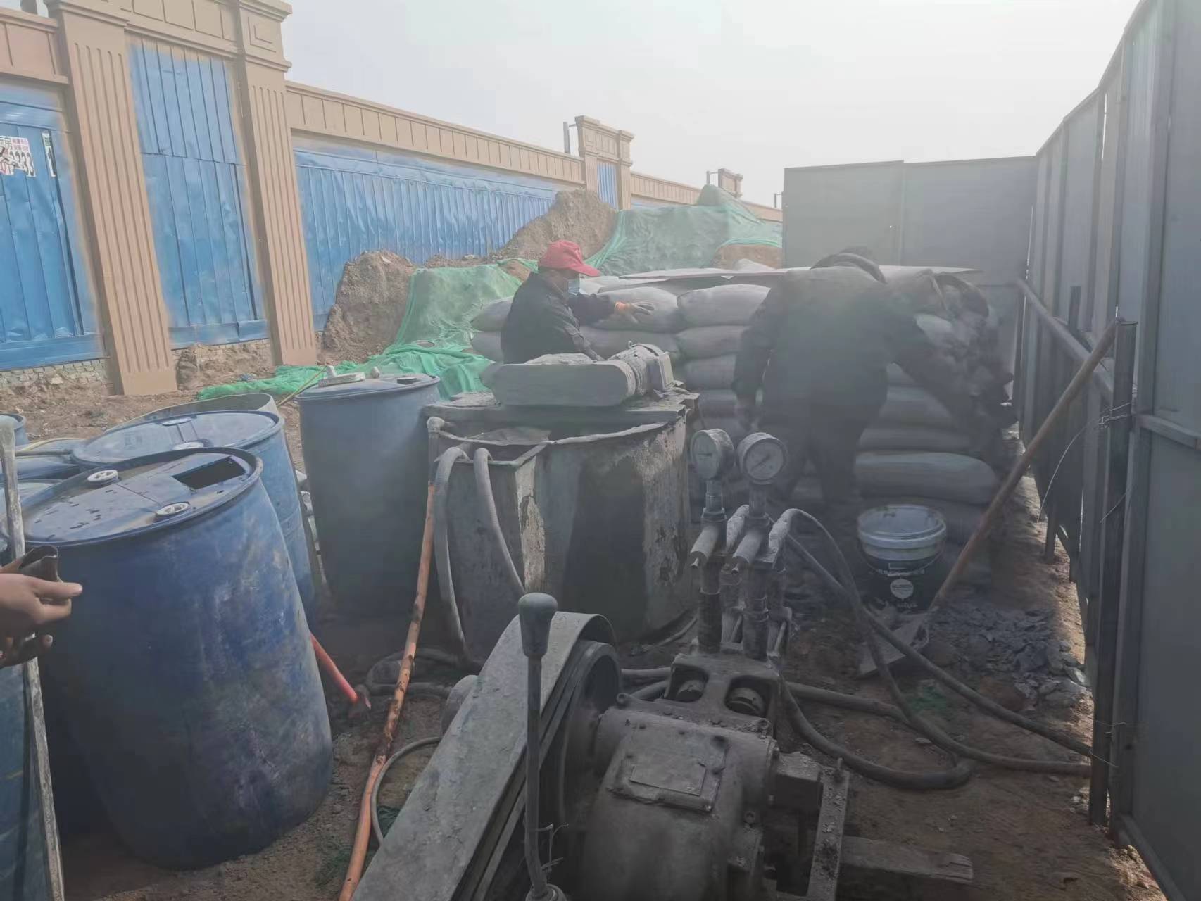 运粮湖管理区房屋下沉注浆